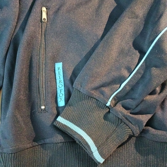 Retro fox blue track jacket - Picture 5 of 8
